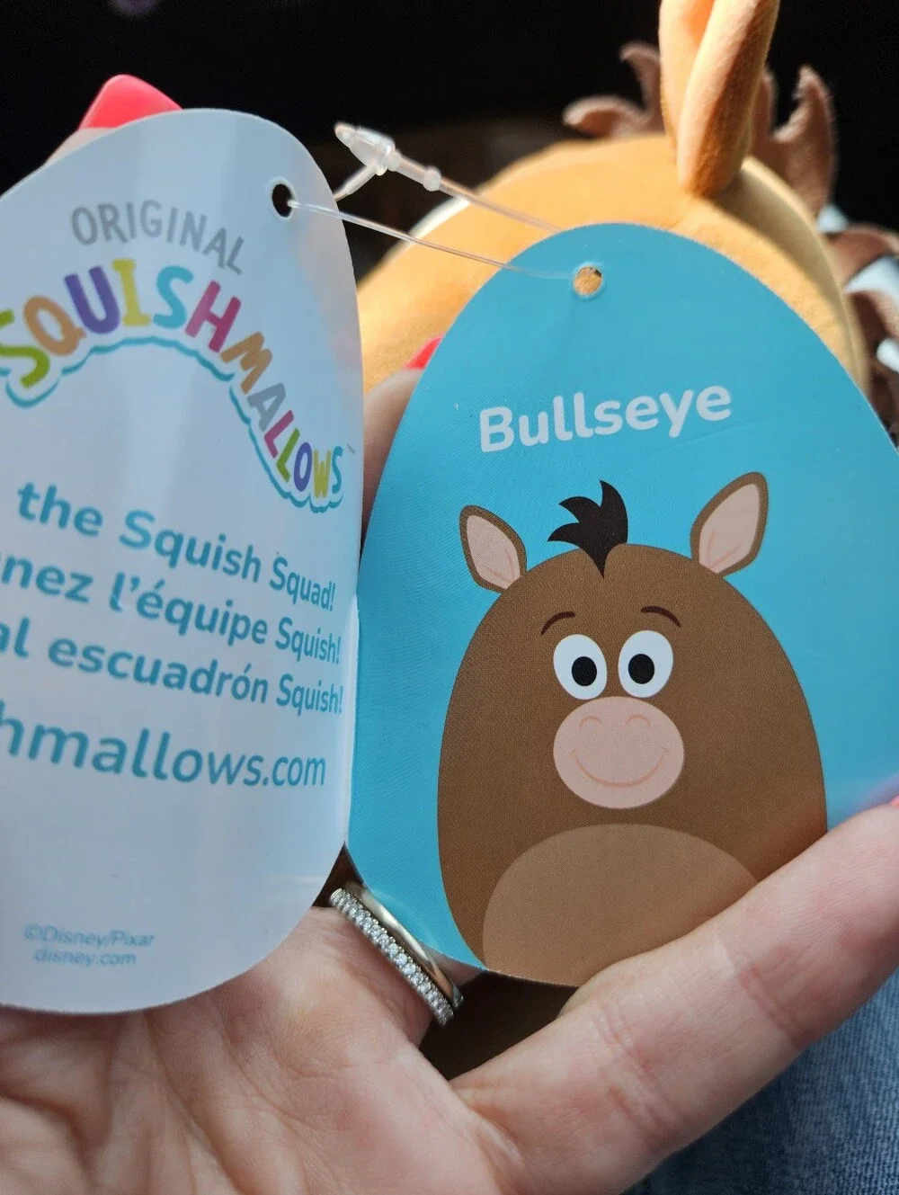 NWT Disney Pixar Bullseye The Horse Squishmallow 8